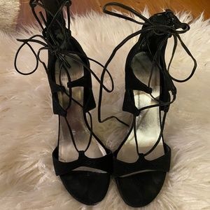 Stuart Weitzman Leg Wrap Lace-Up Sandal